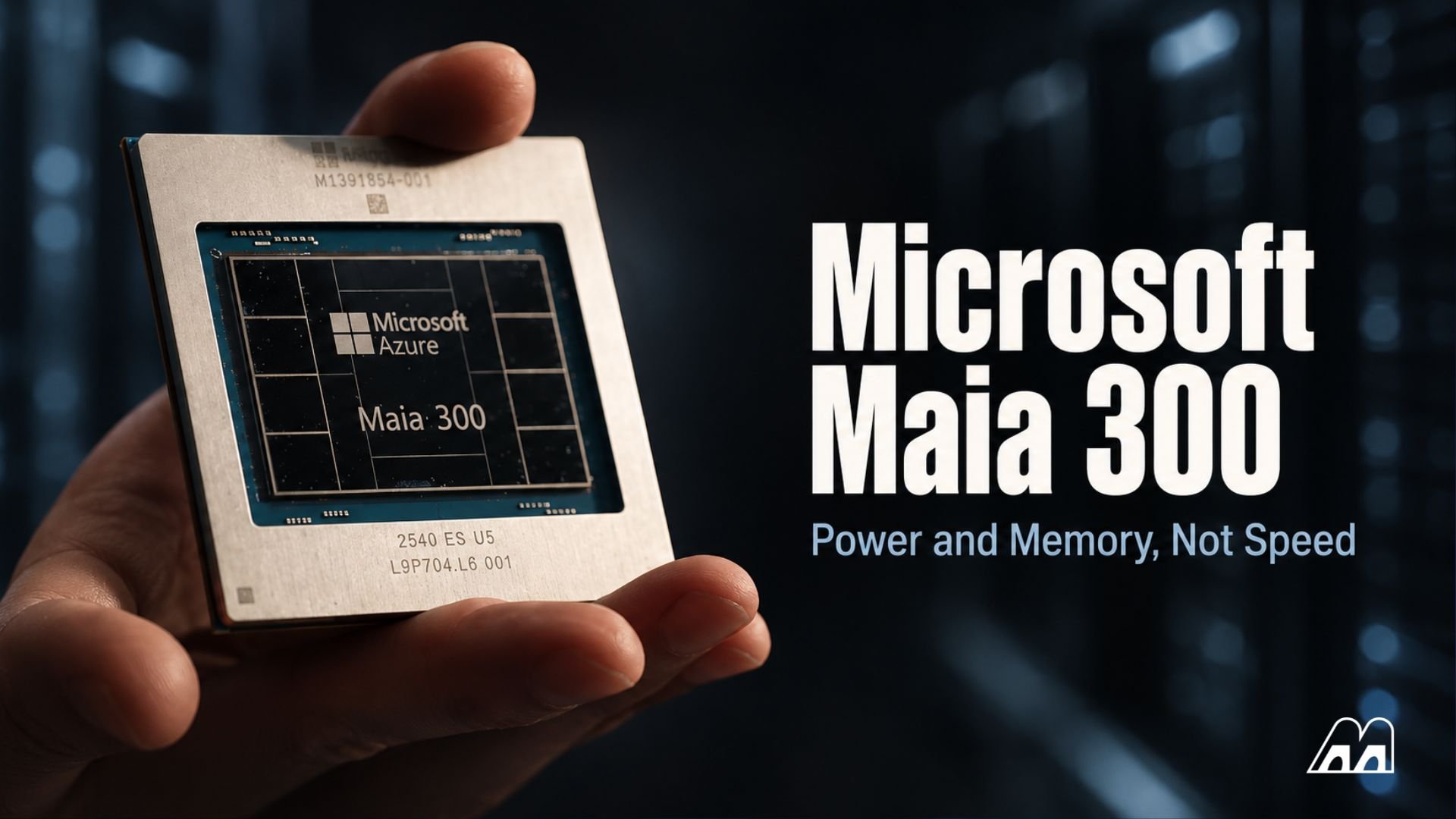 Microsoft’s Maia 300 Chip Promises 40% More AI Power per Watt — and It Ships in 2027